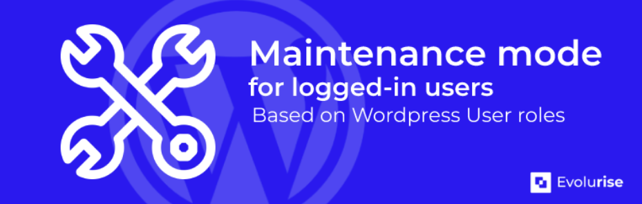 Plugin WordPress : Conditionnal Maintenance Mode for WordPress